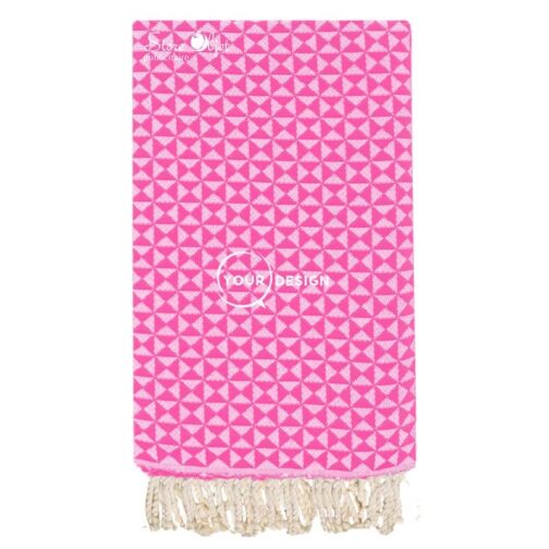 fouta-jacquard-papillon-rose-bonbon-tunisie-store-objet-publicitaire