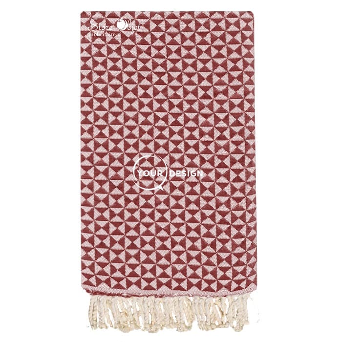 fouta-jacquard-papillon-rouge-bordeaux-tunisie-store-objet-publicitaire