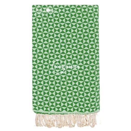 fouta-jacquard-papillon-vert-bouteille-tunisie-store-objet-publicitaire