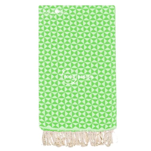 fouta-jacquard-papillon-vert-prairie-tunisie-store-objet-publicitaire