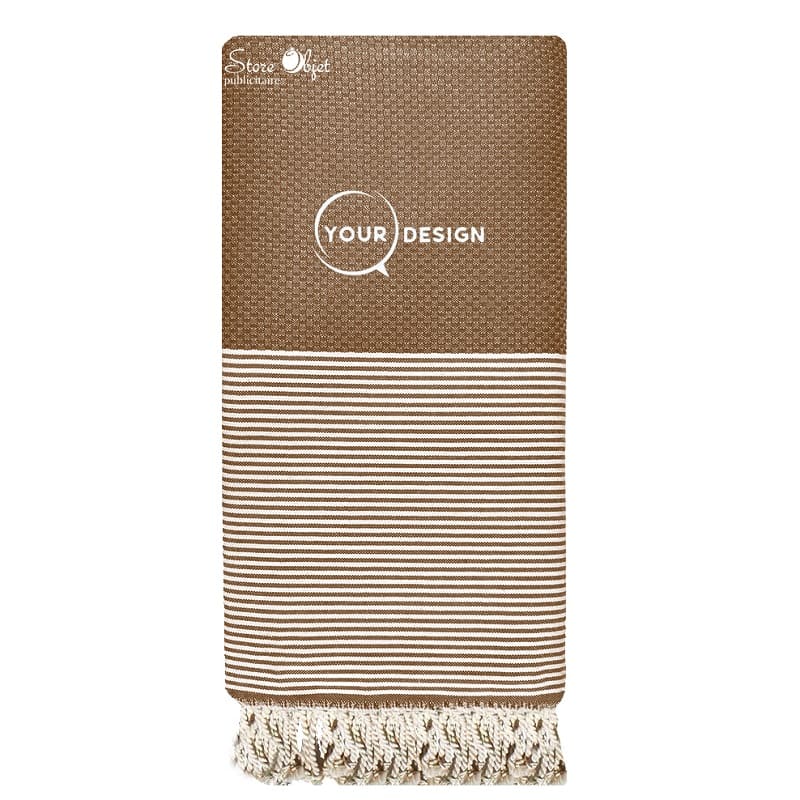 jete-fouta-nid-d-abeille-xxl-marron-tunisie-store-objet-publicitaire