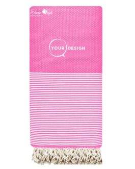 jete-fouta-nid-d-abeille-xxl-rose-bonbon-tunisie-store-objet-publicitaire