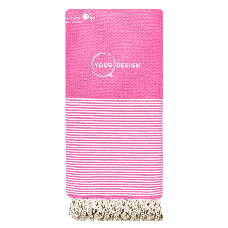 jete-fouta-nid-d-abeille-xxl-rose-fushia-tunisie-store-objet-publicitaire