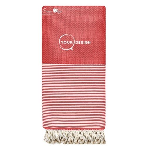 jete-fouta-nid-d-abeille-xxl-rouge-cerise-tunisie-store-objet-publicitaire