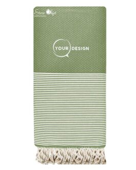 jete-fouta-nid-d-abeille-xxl-vert-olive-tunisie-store-objet-publicitaire