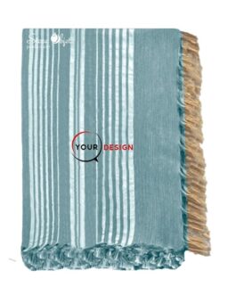 jete-fouta-plate-xxl-double-franges-bleu-canard-tunisie-store-objet-publicitaire