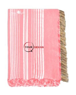 jete-fouta-plate-xxl-double-franges-rose-clair-tunisie-store-objet-publicitaire