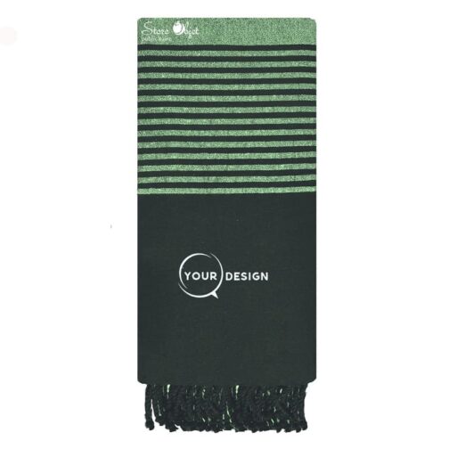 jete-fouta-plate-xxl-noir-lurex-vert-tunisie-store-objet-publicitaire