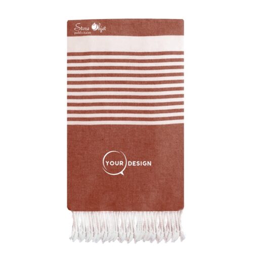 jete-fouta-xxl-brique-avec-rayures-tunisie-store-objet-publicitaire