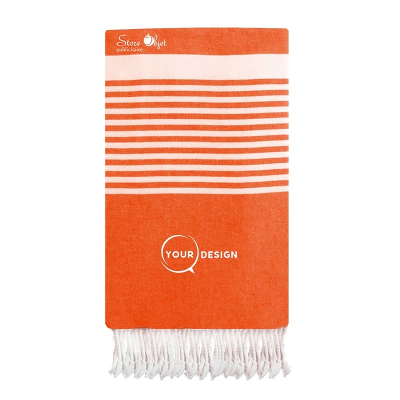 jete-fouta-xxl-corail-avec-rayures-tunisie-store-objet-publicitaire