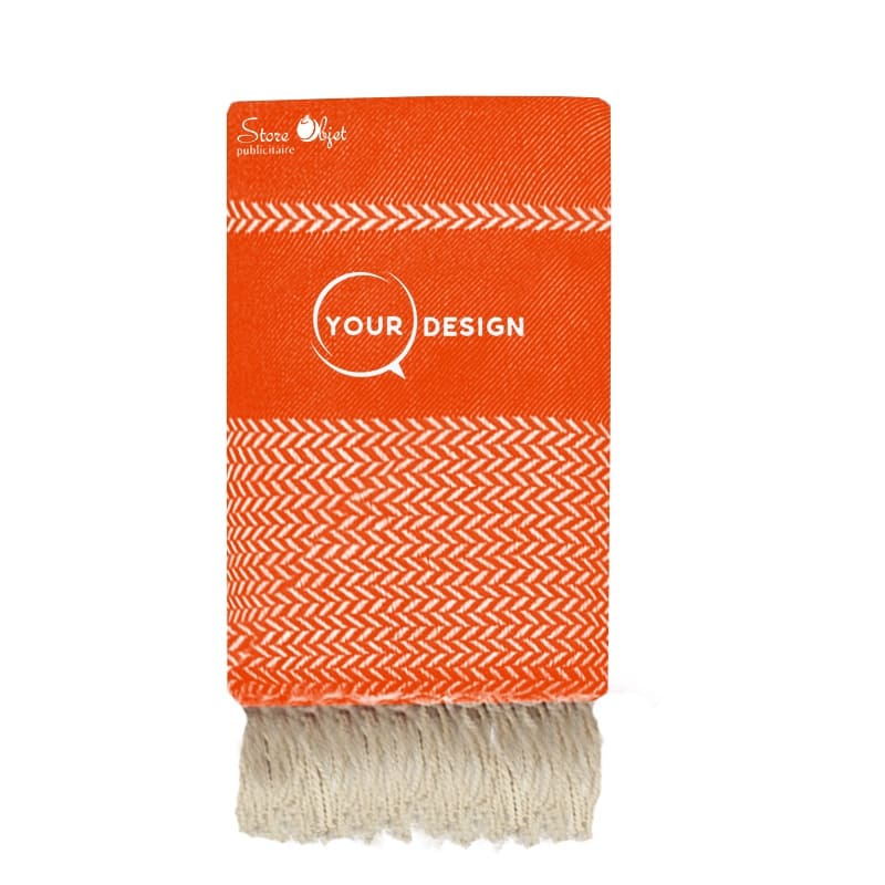 jete-fouta-xxl-jacquard-corail-tunisie-store-objet-publicitaire