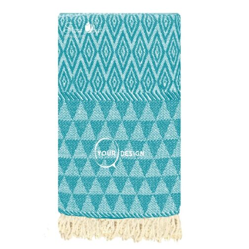 jete-fouta-xxl-jacquard-diamant-bleu-canard-tunisie-store-objet-publicitaire