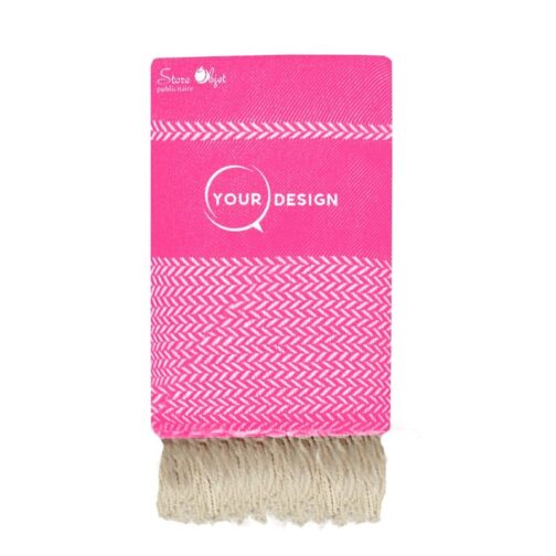 jete-fouta-xxl-jacquard-rose-fushia-tunisie-store-objet-publicitaire