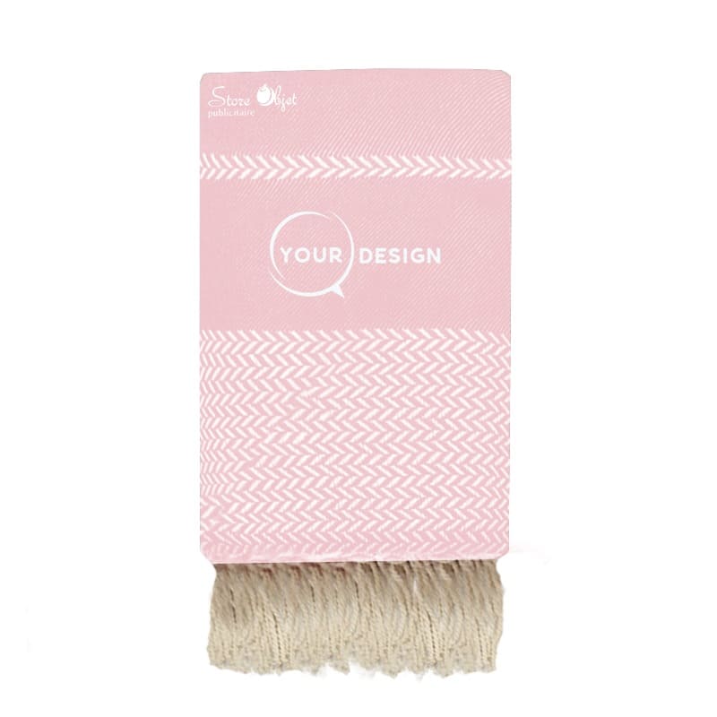 jete-fouta-xxl-jacquard-rose-poudre-tunisie-store-objet-publicitaire