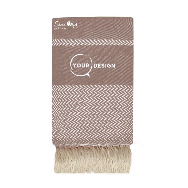 jete-fouta-xxl-jacquard-taupe-tunisie-store-objet-publicitaire