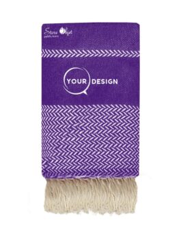 jete-fouta-xxl-jacquard-violet-tunisie-store-objet-publicitaire