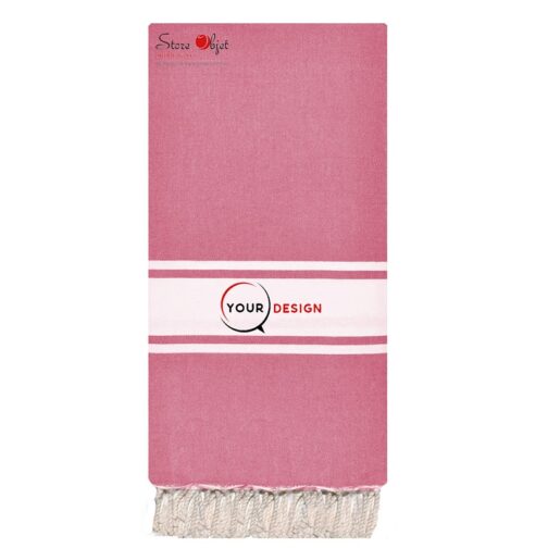 jete-fouta-xxl-plate-classique-framboise-tunisie-store-objet-publicitaire