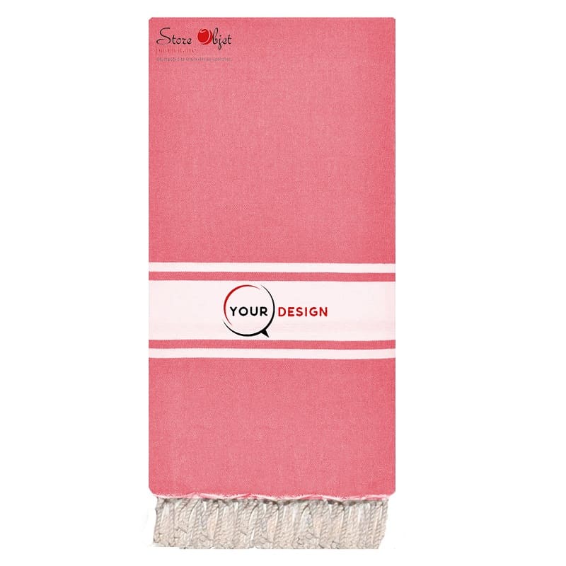 jete-fouta-xxl-plate-classique-rouge-vif-tunisie-store-objet-publicitaire