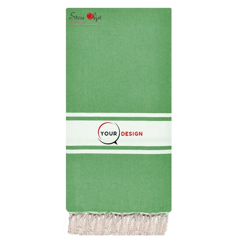 jete-fouta-xxl-plate-classique-vert-bouteille-tunisie-store-objet-publicitaire