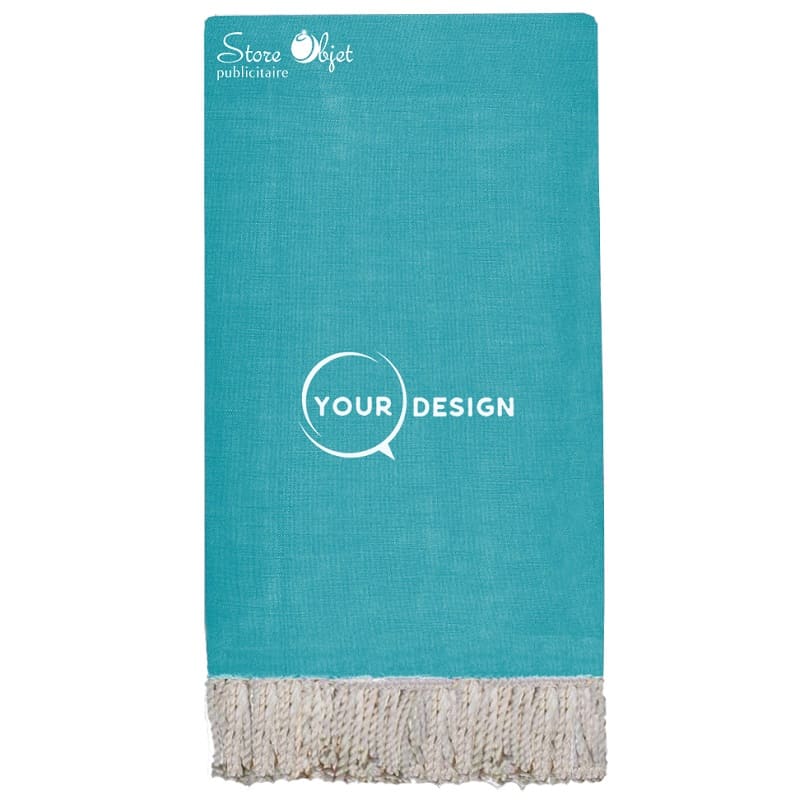 jete-fouta-xxl-plate-unie-bleu-canard-tunisie-store-objet-publicitaire