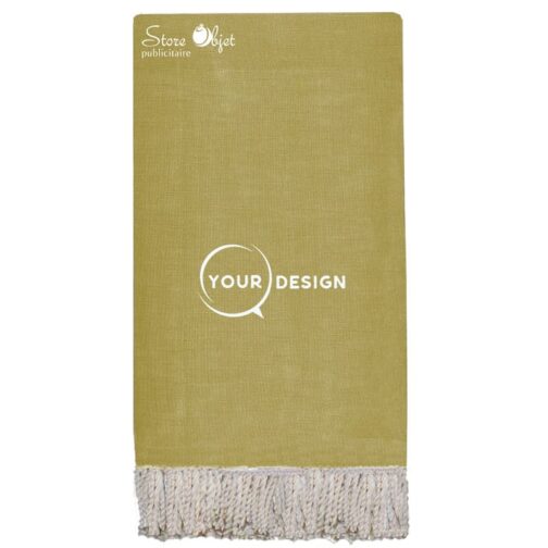 jete-fouta-xxl-plate-unie-vert-kaki-tunisie-store-objet-publicitaire