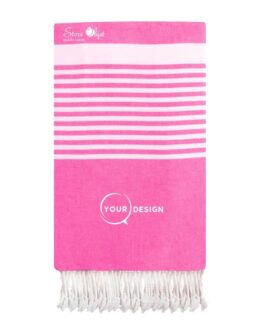 jete-fouta-xxl-rose-bonbon-avec-rayures-tunisie-store-objet-publicitaire