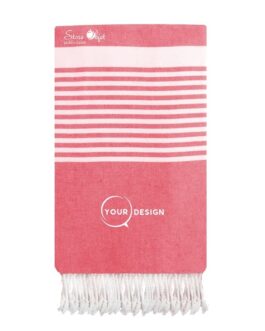 jete-fouta-xxl-rouge-vif-avec-rayures-tunisie-store-objet-publicitaire