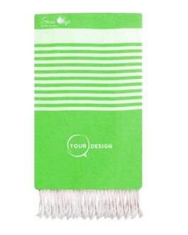 jete-fouta-xxl-vert-prairie-avec-rayures-tunisie-store-objet-publicitaire