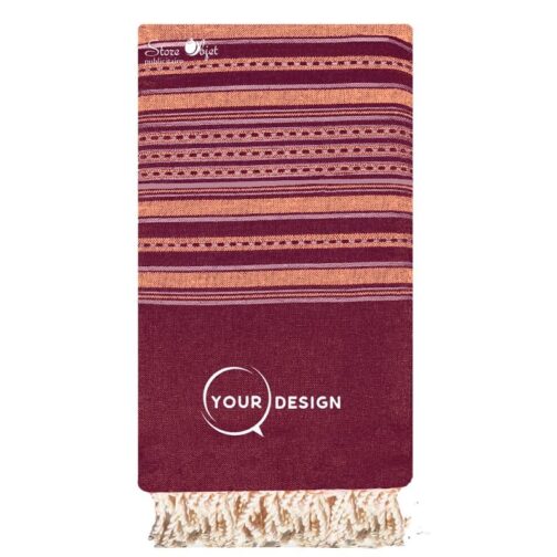 jete-grande-fouta-plate-traditionnel-bordeaux-peche-tunisie-store-objet-publicitaire