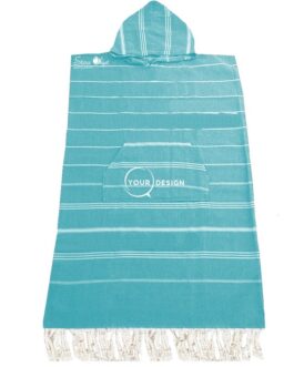 poncho-fouta-bleu-canard-tunisie-store-objet-publicitaire