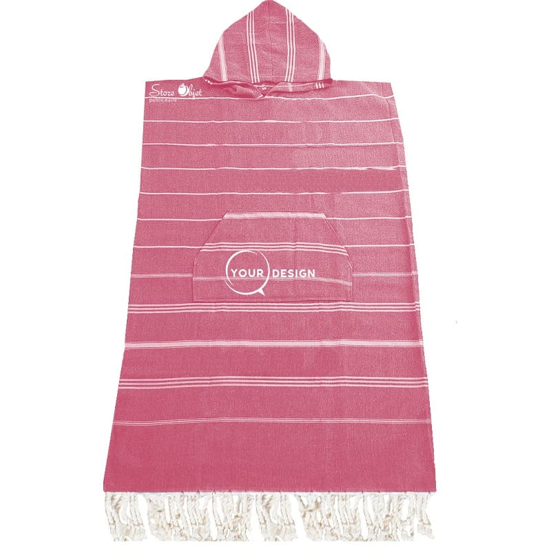 poncho-fouta-framboise-tunisie-store-objet-publicitaire