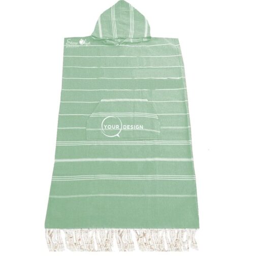 poncho-fouta-vert-sauge-tunisie-store-objet-publicitaire.