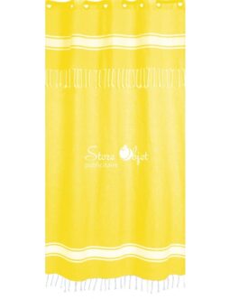 rideau-personnalise-fouta-jaune-poussin-tunisie-store-objet-publicitaire