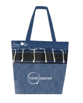 Sac de plage fouta classique bleu marine et noir