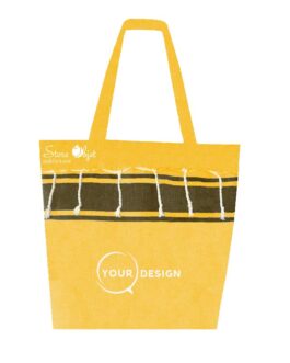 Sac de plage fouta classique bicolore jaune marron