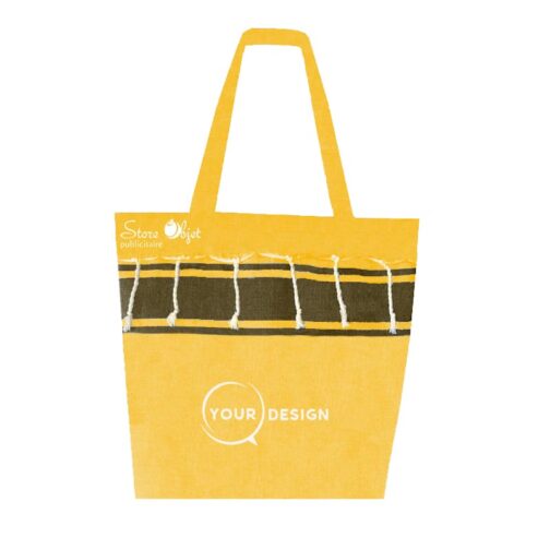 sac-de-plage-fouta-jaune-marron-tunisie-store-objet-publicitaire