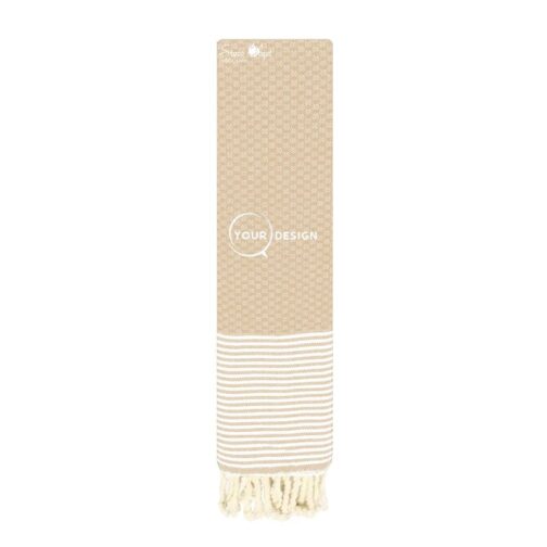 serviette-de-table-mini-fouta-nid-d-abeille-ocre-tunisie-store-objet-publicitaire