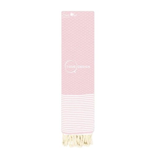 serviette-de-table-mini-fouta-nid-d-abeille-rose-poudre-tunisie-store-objet-publicitaire