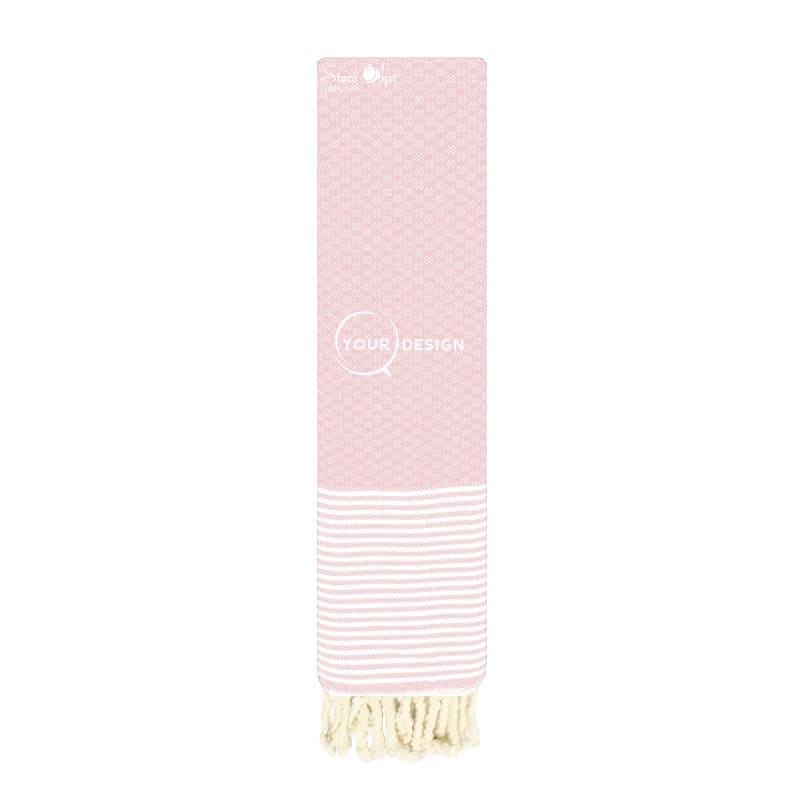 serviette-de-table-mini-fouta-nid-d-abeille-rose-poudre-tunisie-store-objet-publicitaire