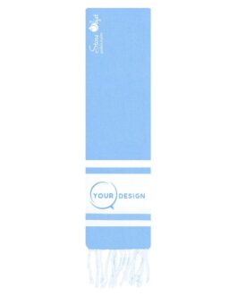 serviette de table mini fouta plate bleu ciel