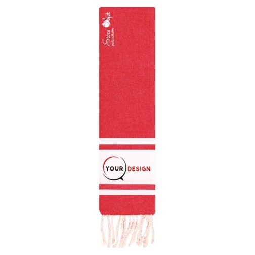 serviette-de-table-mini-fouta-plate-rouge-cerise-tunisie-store-objet-publicitaire