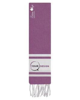 serviette de table mini fouta plate violet