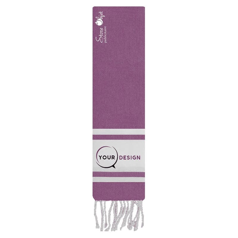 serviette-de-table-mini-fouta-plate-violet-tunisie-store-objet-publicitaire