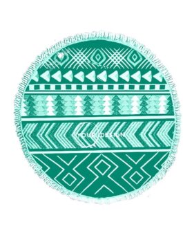 serviette-fouta-ronde-vert-turquoise-tunisie-store-objet-publicitaire