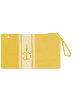 Trousse en fouta classique moutarde