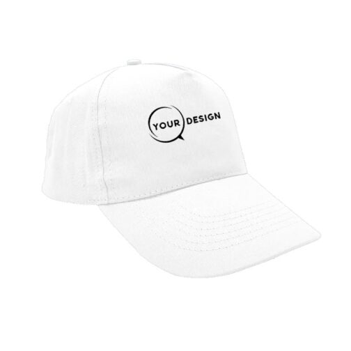 casquette-publicitaire-personnalisee-5-panneaux-blanc-tunisie-store-objet-publicitaire