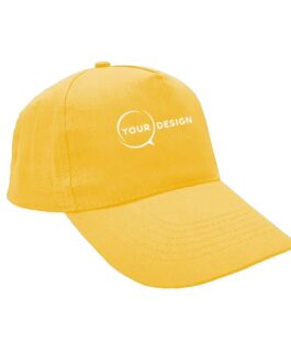 casquette-publicitaire-personnalisee-5-panneaux-jaune-tunisie-store-objet-publicitaire