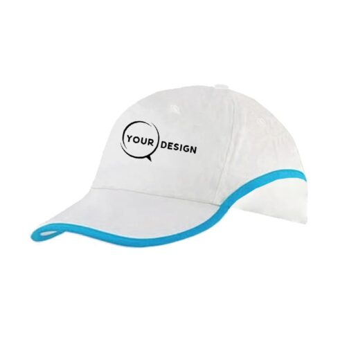 casquette-publicitaire-personnalisee-6-panneaux-blanc-bleu-ciel-tunisie-store-objet-publicitaire