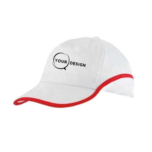 casquette-publicitaire-personnalisee-6-panneaux-blanc-rouge-tunisie-store-objet-publicitaire