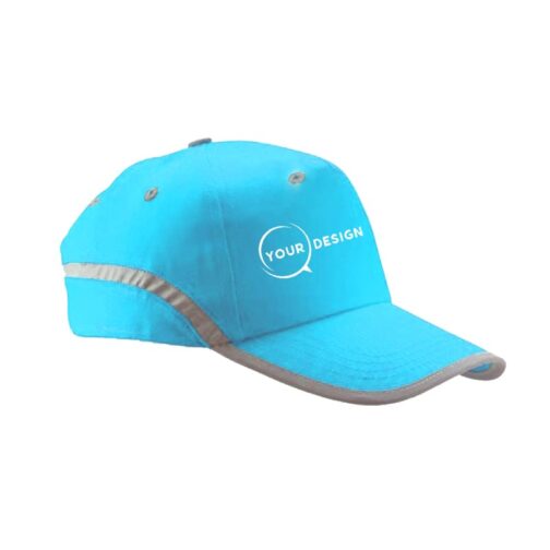 casquette-publicitaire-personnalisee-6-panneaux-bleu-ciel-gris-tunisie-store-objet-publicitaire